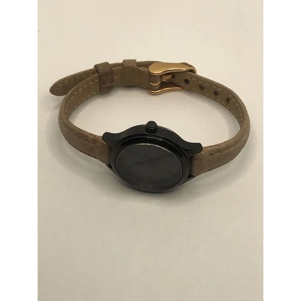 Fossil BQ3439 Women's Sand Leather Analog Black Dial Quartz Wrist Watch PQ54